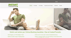 Desktop Screenshot of instanttransfer.com